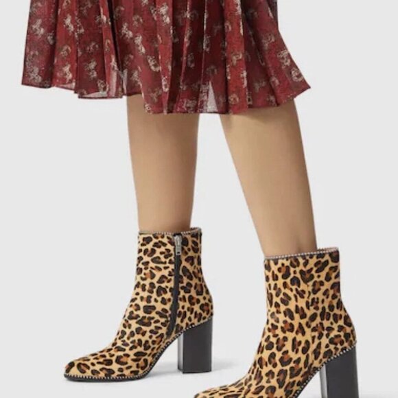Coach Drea Beadchain Calfhair Bootie NIB - Picture 4 of 12